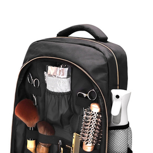 Sac à dos professionnel pour la beauté, sac à outils de maquillage, boîte organisatrice de cosmétiques, sac à dos pour coiffeur, sac à dos pour barbier - Product Image 3
