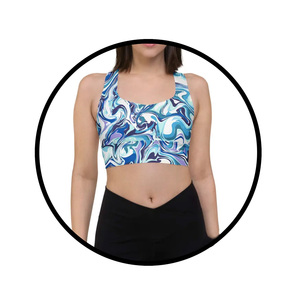 Nouveau soutien-gorge de sport pour femme à sublimation, tissu durable, best-seller, tendance, léger, prix raisonnable, soutien-gorge à sublimation - Product Image 2