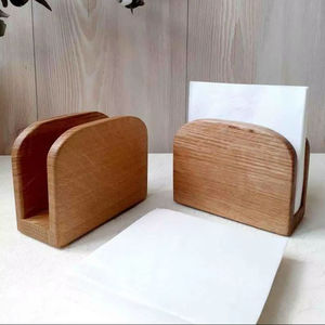 Porte-serviettes en bois de qualité supérieure pour table à manger, organiseur de mouchoirs fait main, accessoire de table écologique pour cuisine et restaurant - Product Image 1
