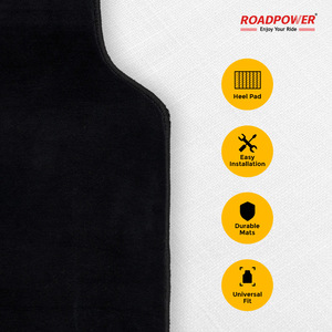 ROADPOWER (RP-MAT-135) Ensemble de 5 tapis de sol universels pour voiture, tapis de moquette de qualité supérieure pour sièges avant et arrière, faciles à installer et à nettoyer - Product Image 6
