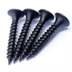 Surtido de tornillos autorroscantes negros de 6–30 mm, sujetadores de cabeza de trompeta de acero al carbono/acero inoxidable - Product Image 2