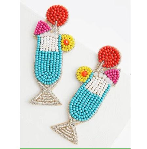 Western Cowboy Style Boots Women Beaded Felt Fabric Letter Embroidered Fashion Jewelry Ladies <b>Drop</b> BY MULTI CRAFT - Product Image 6