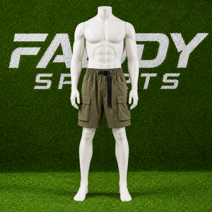 Pantalones Cortos Tácticos para Hombre, Multibolsillos, de Secado Rápido, para Senderismo al Aire Libre, Casuales, de Verano, con Cinturón, Cintura Elástica, Estilo Techwear - Product Image 2