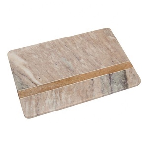 เขียงไม้หินอ่อนงานหัตถกรรมสไตล์อินเดียสำหรับใช้ในครัวแผ่นสี่เหลี่ยมผืนผ้าเป็นมิตรต่อสิ่งแวดล้อม - Product Image 2