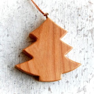 Handmade High Quality Wooden Modern Design Hanging <b>Tree</b> <b>Ornament</b> Eco Friendly Christmas <b>Tree</b> Home Decoration - Product Image 1