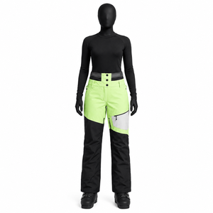 Pantalon de snowboard imperméable haute performance, coupe-vent, isolé, pour sports d'hiver en extérieur, taille haute, respirant - Product Image 1