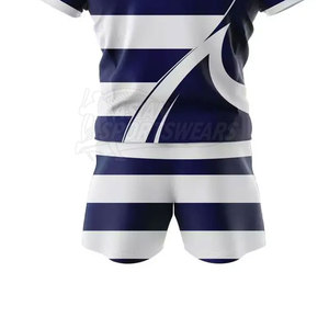 Tenue de rugby robuste et respirante pour joueurs adultes et jeunes, design sublimé, vêtements de sport d'équipe - Product Image 6