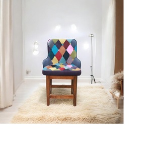 Chaise de direction en cuir pleine fleur avec structure en bois pour bureaux, salles d'attente, cabines de direction et salles à manger – Chaise visiteur à prix de gros - Product Image 3