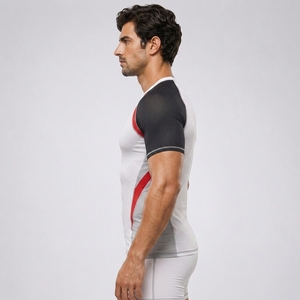 Custom Clothing Rush Guard Sun Protection Clothing <b>Men</b> <b>Compression</b> <b>Shirt</b> Rashguard <b>Men</b> Rash Vests Rash Guard Best Short Sleeve - Product Image 6