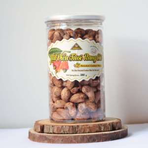 Noix de cajou vietnamiennes bio premium, non décortiquées, torréfiées, W240, en pot rond (scellé aluminium) - Production maison, prix compétitifs - Product Image 1