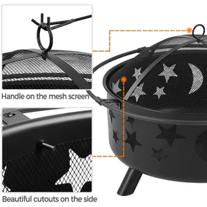 Export Quality Handmade Metal Fire Pit Bowl For International Wholesale Buyers Garden Decor Importers And RetailersHandmade - Product Image 5