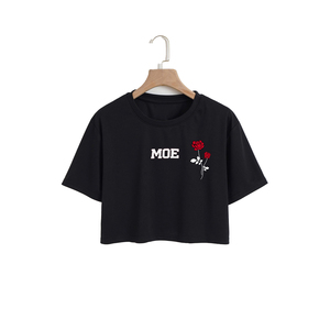 Fashion Women's Crop <b>Tops</b> High Quality DTG Printed Vintage Style Streetwear Casual Custom Logo Graphic women's shirt Tank <b>Top</b> - Product Image 2
