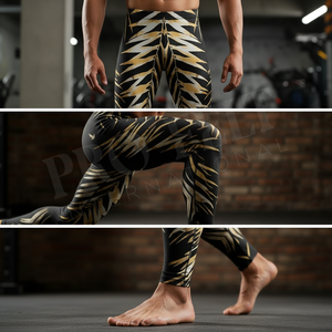 Pantalon de sport personnalisé, taille élastique extensible, effet push-up, imprimé sur mesure, pour entraînement et yoga, compression, coupe décontractée et légère - Product Image 4