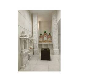 Calidad asegurada mármol templo Mandir exquisito India exportador modelo para sala de estar calidad piedra artesanía mármol mandir - Product Image 3