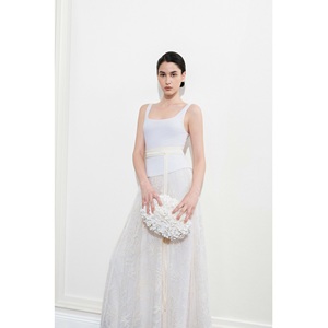 New Collection Women Skirt Set ODM SERENE <b>MAXI</b> SKIRT 600 grams Floor-Length Floral High Waist Long Skirts For Women - Product Image 3