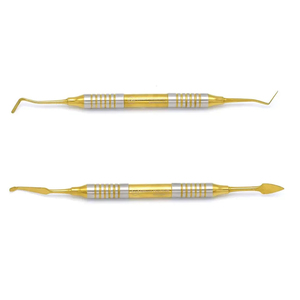 Instruments dentaires Bone Bridge Instruments BBI-464 en acier inoxydable couleur or, manuels, 6 pièces, classe I, pour le nettoyage et le remplissage composite - Product Image 5