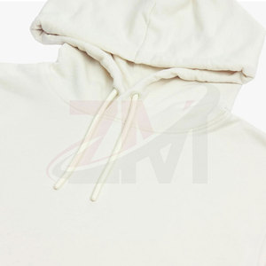 เสื้อฮู้ดผู้หญิงสีพื้นแบบยาวสำหรับฤดูหนาว ผลิตตามสั่ง OEM MOQ ต่ำ ผ้าฝ้าย 100% พิมพ์โลโก้ตามสั่ง แขนยาว - Product Image 4