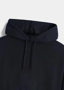 Best Quality FARMAN TRADERS Eco Friendly <b>Women</b> Black <b>Hoodie</b> Pullover Sweatshirt Drop Shoulder Hooded Solid Color Cuff Design - Product Image 3
