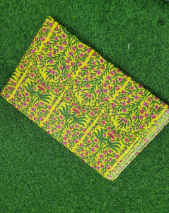 ผ้าฝ้ายพิมพ์ลายบล็อกมือ 100% ขายดี น้ำหนักเบา ระบายอากาศได้ดี เหมาะสำหรับตัดเย็บชุดเดรสผู้หญิงและเด็กผู้หญิง - Product Image 5