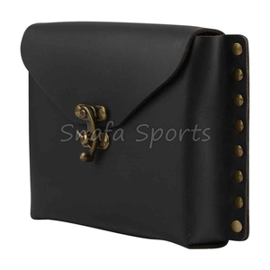 Riñonera de cuero personalizada vintage para hombre, de piel auténtica de vacuno de grano completo, portátil, OEM ODM - Product Image 3