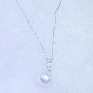 Collier pendentif en argent pur classique avec perle de lac de montagne de Zhuji, collier polyvalent d'élevage naturel avec plusieurs spécifications - Product Image 4