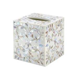 Boîte à mouchoirs en bois de luxe écologique avec logo personnalisé, fabriquée à la main en bois de manguier/Sheesham naturel, support rectangulaire naturel - Product Image 2