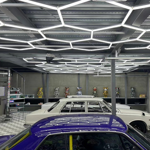 Panneaux muraux LED modulaires en nid d'abeille, éclairage intelligent pour bureau et studio - Product Image 2