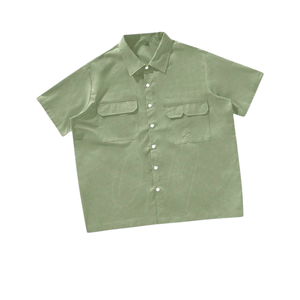 Camisa de Manga Corta Personalizable para Hombre, 100% Algodón, Tela Suave Premium, Transpirable, Ecológica, Costuras Seguras - Product Image 2