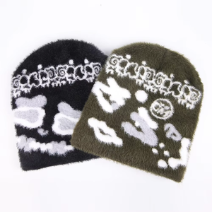 Gorros de Punto de Invierno para Hombre con Logotipo Grande al por Mayor, Gorros Unisex - Product Image 6