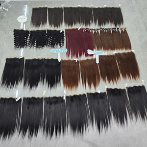 ขายส่งผมแท้เวียดนาม 100% เกรด Remy แบบตรงธรรมชาติ พร้อมเชือกผูกผมด้านหน้า สำหรับผู้หญิงผิวสี - Product Image 2