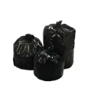 Sac poubelle noir pliable, robuste, en plastique, jetable, grande taille, pour extérieur - Product Image 2