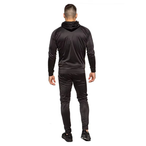 Survêtement Homme Slim Fit Dry Fit avec Bande Latérale, Ensemble de Jogging, Sweat-shirt Entièrement Zippé, Tenue d'Entraînement Athlétique en Polyester et Spandex - Product Image 4