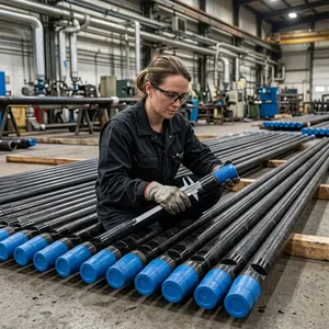 Tiges de forage professionnelles PRL avec finition oxyde noir pour puits, longueur de travail 300 mm, emballage en vrac, mandrin SDS, OEM - Product Image 5
