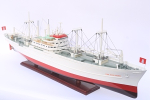 Handmade <b>Mini</b> Wooden Cargo Ship Model - Small Commercial Vessel Scale Replica Collectible Toy Decor, Cap San Diego - Product Image 4