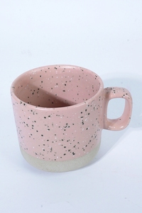 Modern <b>Pink</b> Speckled Glazed Ceramic Coffee Mug Handle Dishwasher <b>Microwave</b> Safe Cafe Hotel Daily Drinkware Tea Service Agung - Product Image 3