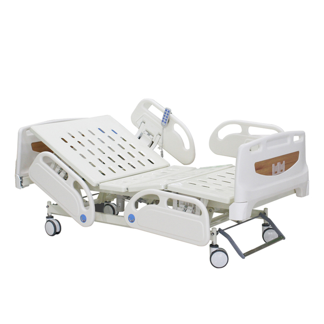 5-function Adjustable Medical Manual Hospital Bed Medical Patients Use Hospital Beds