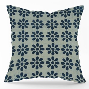 Housse de coussin en coton imprimé à la main Indigo Luxury, décorative pour canapé, qualité export premium - Product Image 2