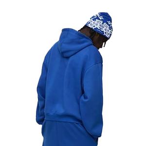 Ensemble de survêtement et sweat à capuche Boxy surdimensionné personnalisé écologique 100% coton sérigraphié grande taille hiver motif solide - Product Image 5