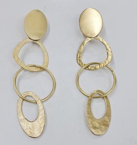 Women Fashion <b>Jewellery</b> Metal Brass Alloy Earrings Classic And Ethnic Style Drop Earrings For Gift And Partywear use GC-ER- 391 - Product Image 1