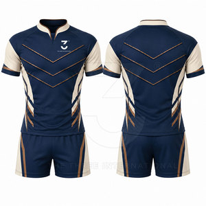 Uniforme de Rugby Personalizado de Alto Rendimiento, Transpirable, de Secado Rápido, Tela Suave, Servicio OEM, Impresión por Transferencia de Calor - Product Image 4
