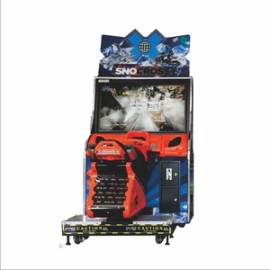 Machine de jeu d'arcade SnoCross officielle avec écran de 42 pouces, simulateur de motoneige à monnayeur, caméra de joueur et base de mouvement - Product Image 3