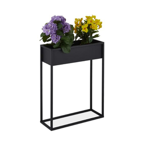 Designer <b>Rectangular</b> Planter With Stand for Modern Home Entryway Balcony Patio Garden <b>Plant</b> Decoration - Product Image 5