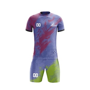 Wholesale Original Football Clothes Football Set Football Uniform Wear Uniform Soccer Kit Sublimation Soccer Uniform - Product Image 1