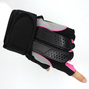 Guantes Deportivos Unisex de Medio Dedo, Flexibles, Antideslizantes, con Soporte para Muñeca, para Entrenamiento en Gimnasio, Levantamiento de Pesas, Pido Jiner Xinda, Poliéster - Product Image 2