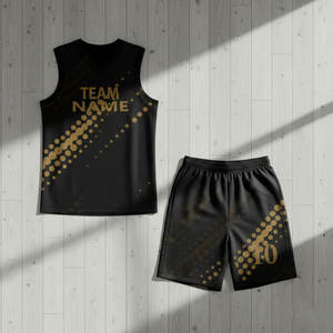 Conjunto de Baloncesto de Verano Personalizado, Transpirable, de Dos Tonos, con Nombre y Número Sublimados, Uniforme de Baloncesto Deportivo - Product Image 1