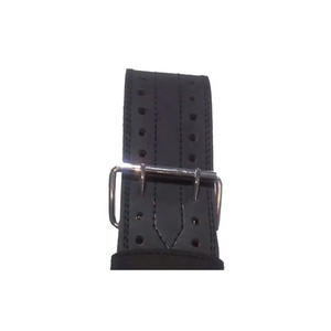 Cinturón de Levantamiento de Pesas de Cuero de Gamuza Personalizado en el Mejor Color con Hebilla Negra, Cinturón de Powerlifting de Cuero de 6mm para Gimnasio - Product Image 3