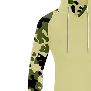 Men's Fitted Hooded Long Sleeve Camouflage Fishing Jersey Moisture Wicking Polyester All Seasons Sport Top - Product Image 5