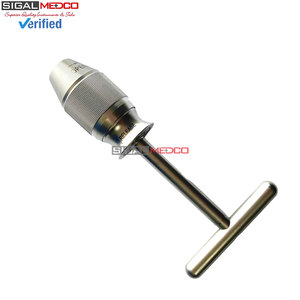 Self-Locking Reusable Stainless Steel Veterinary Surgical Instrument Orthopedic <b>Hand</b> <b>Drilling</b> Chuck Handle for Dog - Product Image 6