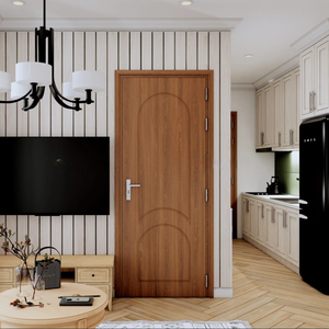 Portes intérieures en composite bois-plastique (WPC) imperméables, design moderne, pour chambre, salle de bain, hôtel, garantie 3 ans, fabrication vietnamienne. - Product Image 6