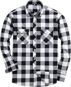 Chemises en flanelle pour hommes de haute qualité, respirantes, 100% coton, tissu doux, séchage rapide, style durable, nouvelle arrivée, vente chaude, décontractées - Product Image 2